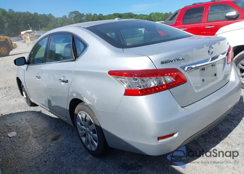 2015 Nissan Sentra Fe+ S/S/Sl/Sr/Sv z USA, uszkodzony, nr VIN 3N1AB7APXFL664310